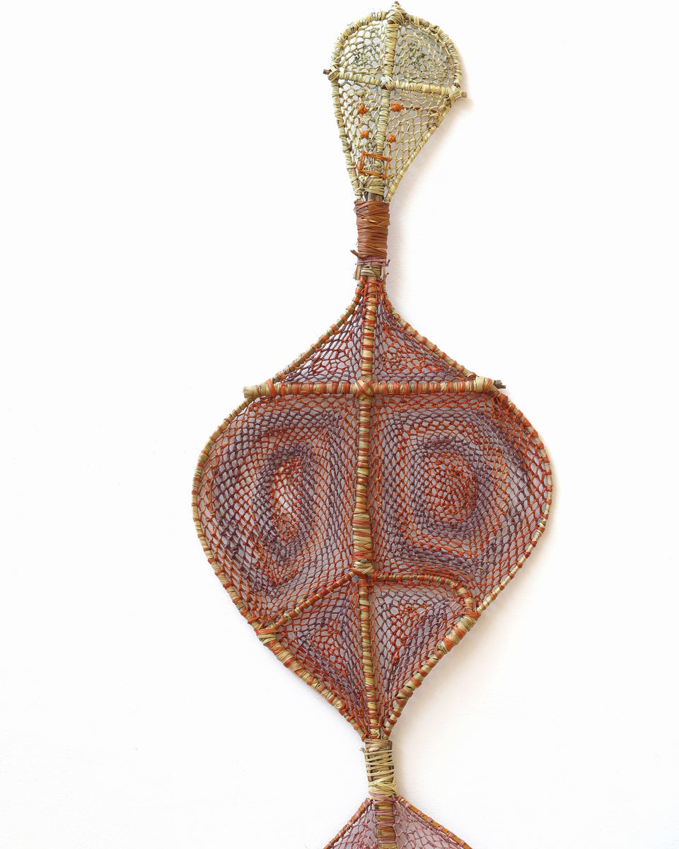 Aboriginal Artwork by Louwa Bardaluna, Yawkyawk (Ngalkunburriyaymi), 82x33cm