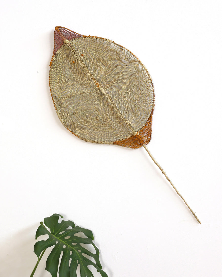 Aboriginal Artwork by Louwa Bardaluna, Nawarlah - Brown River Stingray, 110x45cm