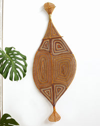 Aboriginal Artwork by Louwa Bardaluna, Yawkyawk (Ngalkunburriyaymi), 147x54cm