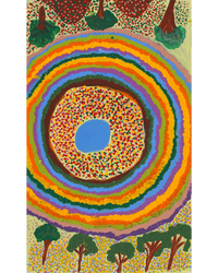 Aboriginal Artwork by Lynette Rowlands, Yimiri, 76x46cm