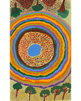 Aboriginal Artwork by Lynette Rowlands, Yimiri, 76x46cm