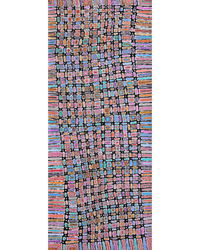 Lynette Nangala Singleton, Ngapa Jukurrpa - Puyurru, 183x76cm