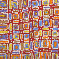 Aboriginal Artwork by Lynette Nangala Singleton, Ngapa Jukurrpa - Puyurru, 61x46cm