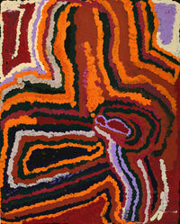 Aboriginal Artwork by Mabel Mitutu Wakarta, Untitled, 76x61cm