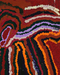 Aboriginal Artwork by Mabel Mitutu Wakarta, Untitled, 76x61cm