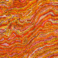 Aboriginal Artwork by Magda Nakamarra Curtis, Lappi Lappi Jukurrpa, 107x107cm