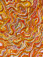 Aboriginal Art by Magda Nakamarra Curtis, Lappi Lappi Jukurrpa, 61x46cm - ART ARK®