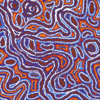 Aboriginal Artwork by Magda Nakamarra Curtis, Lappi Lappi Jukurrpa, 61x61cm