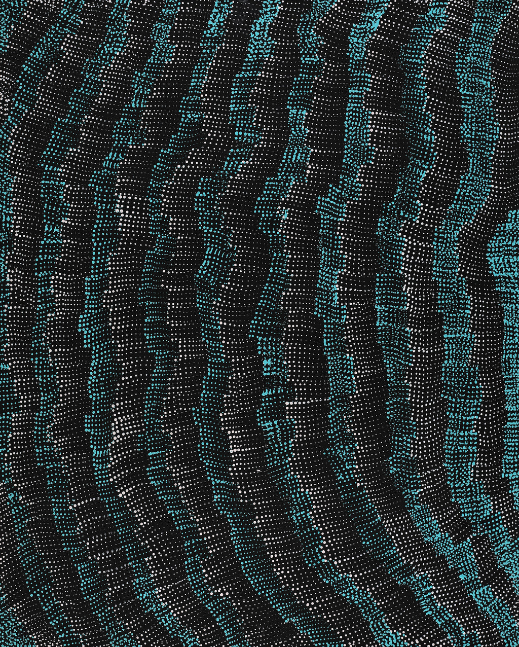 Aboriginal Artwork by Maitland Jupurrula Nelson, Patterns of the Landscape around Yuendumu, 76x61cm