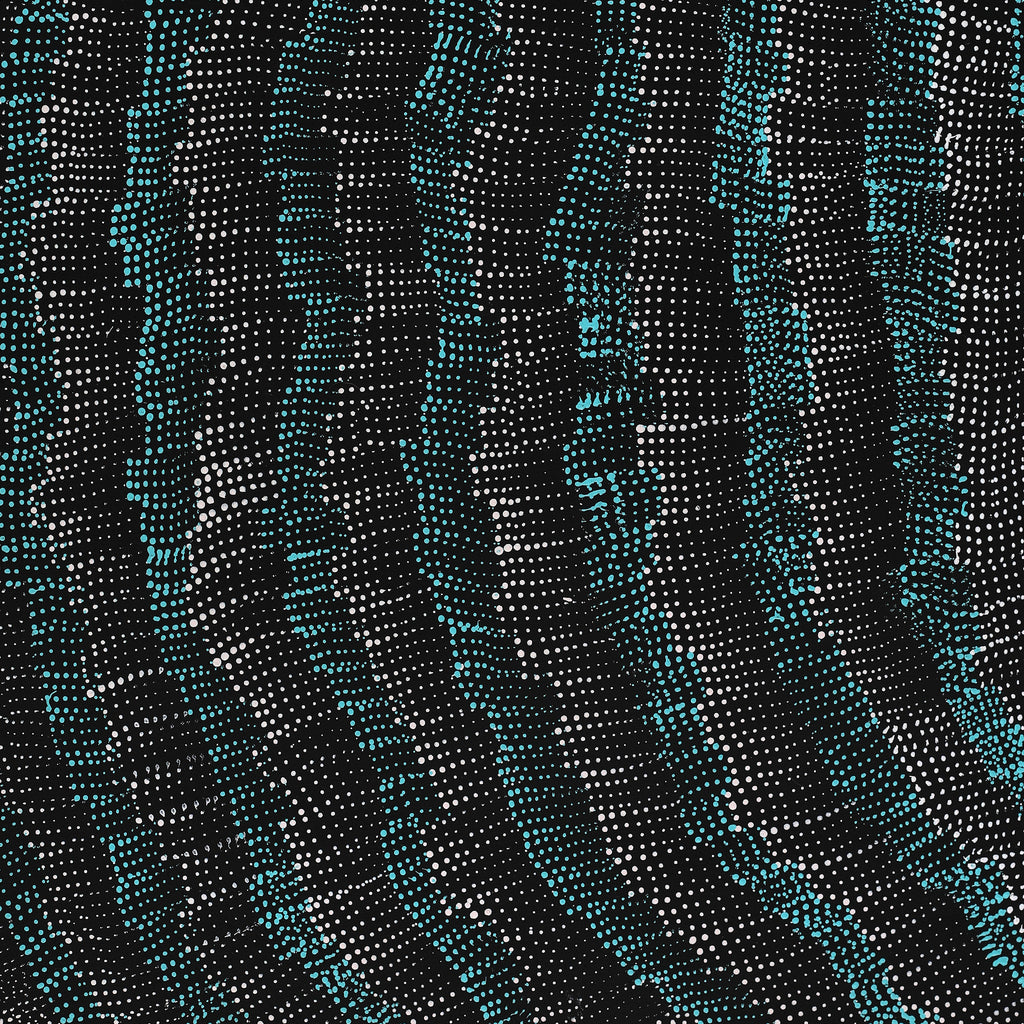 Aboriginal Artwork by Maitland Jupurrula Nelson, Patterns of the Landscape around Yuendumu, 76x61cm