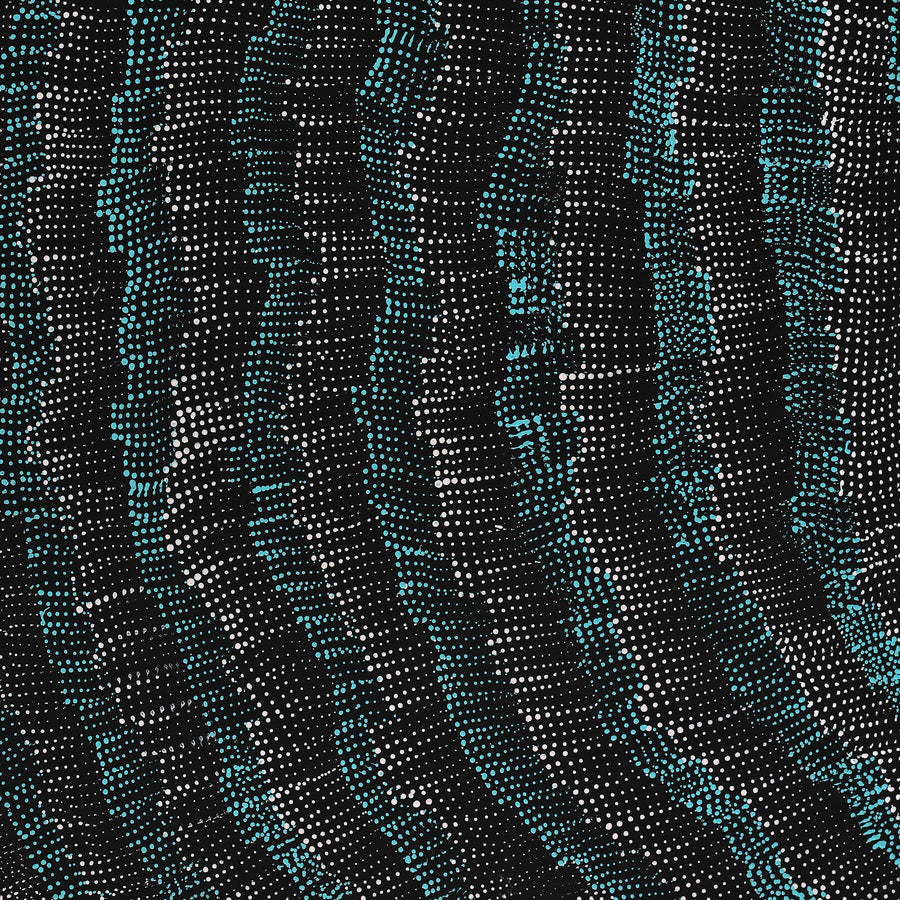 Aboriginal Artwork by Maitland Jupurrula Nelson, Patterns of the Landscape around Yuendumu, 76x61cm