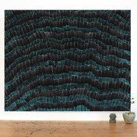 Aboriginal Artwork by Maitland Jupurrula Nelson, Patterns of the Landscape around Yuendumu, 76x61cm