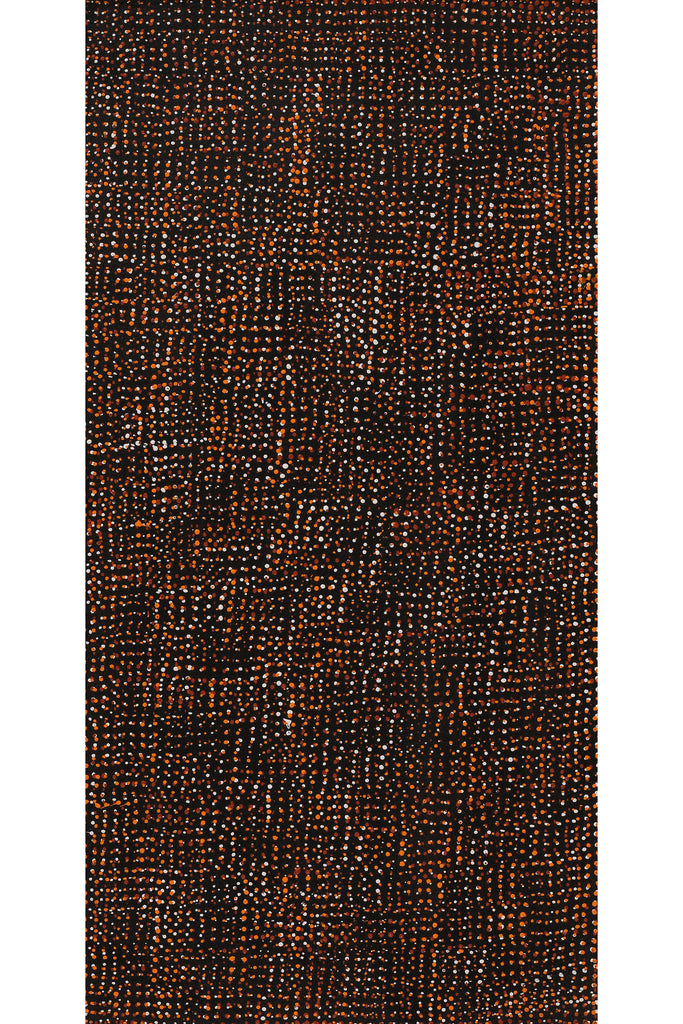 Aboriginal Artwork by Maitland Jupurrula Nelson, Patterns of the Landscape around Yuendumu, 61x30cm - ART ARK®