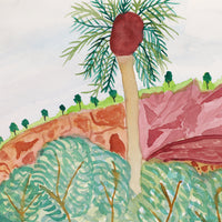 Aboriginal Artwork by Mandy Malbunka, Alyape (Palm Valley), 35.5x27cm