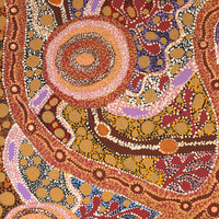 Aboriginal Artwork by Maralyn Stanley Inawinytji, Minyma Kutjara Wingellina, 102x75cm