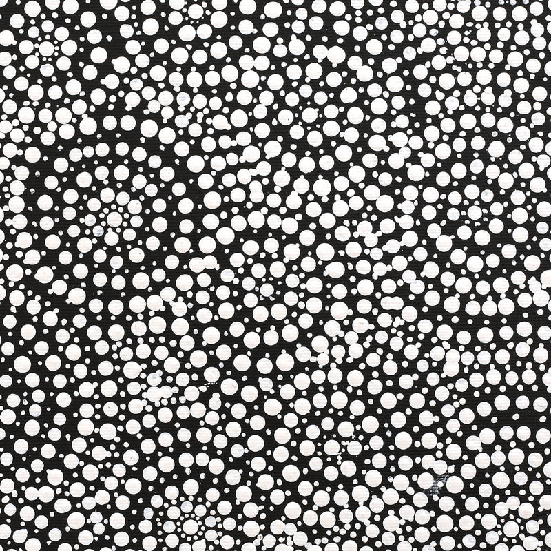 Aboriginal Artwork by Marcia Nampijinpa Sampson, Ngapa Jukurrpa (Water Dreaming) - Pirlinyarnu , 30x30cm
