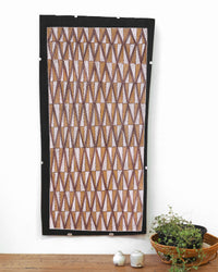 Marcus Cameron, 93x48cm Bark Painting