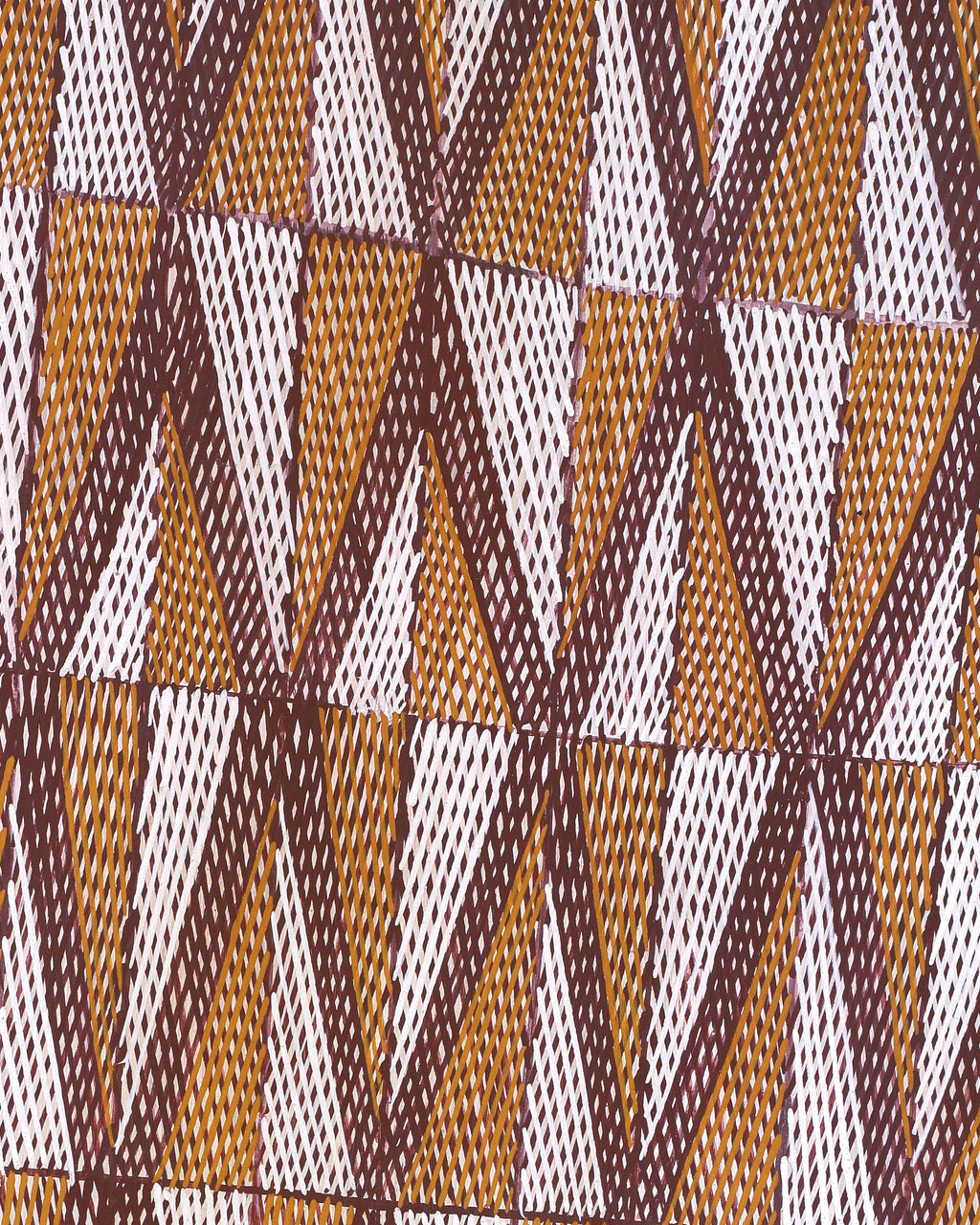 Marcus Cameron, 93x48cm Bark Painting
