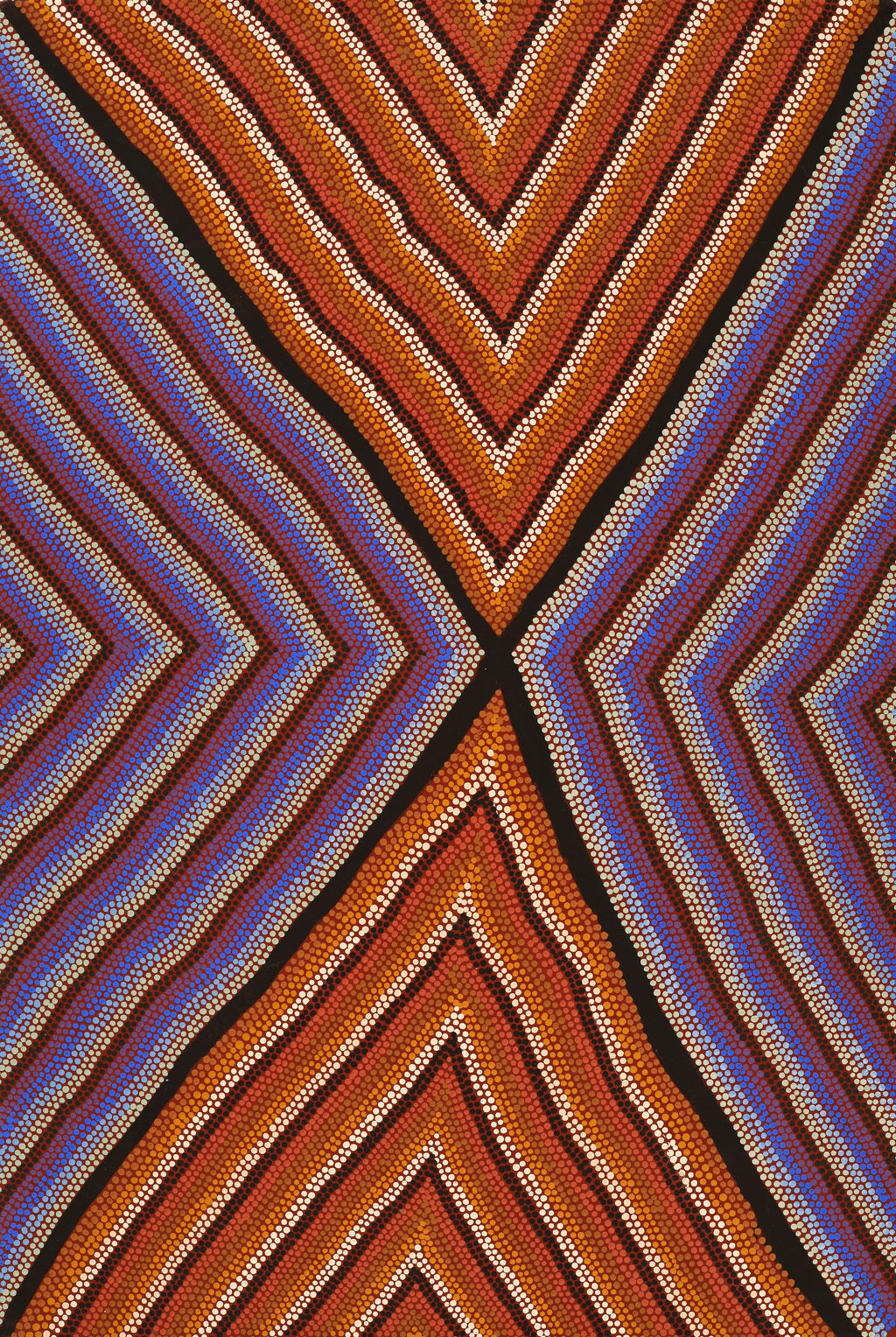 Aboriginal Artwork by Margaret Donegan, Pukara, 91x61cm