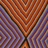 Aboriginal Artwork by Margaret Donegan, Pukara, 91x61cm