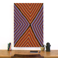 Aboriginal Artwork by Margaret Donegan, Pukara, 91x61cm