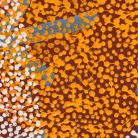 Aboriginal Artwork by Margaret Nangala Gallagher, Yankirri Jukurrpa (Emu Dreaming), 107x61cm