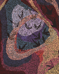 Aboriginal Artwork by Margaret Nangala Gallagher, Yankirri Jukurrpa (Emu Dreaming), 152x61cm
