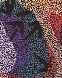 Aboriginal Artwork by Margaret Nangala Gallagher, Yankirri Jukurrpa (Emu Dreaming), 152x61cm