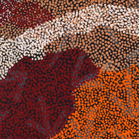 Aboriginal Artwork by Margaret Nangala Gallagher, Yankirri Jukurrpa (Emu Dreaming), 183x61cm