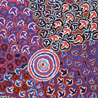 Aboriginal Artwork by Margaret Nangala Gallagher, Yankirri Jukurrpa (Emu Dreaming), 76x61cm