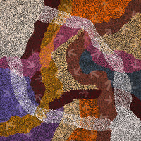 Aboriginal Artwork by Margaret Nangala Gallagher, Yankirri Jukurrpa (Emu Dreaming), 91x91cm