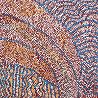Aboriginal Artwork by Margaret Napangardi Lewis, Mina Mina Dreaming, 30x30cm