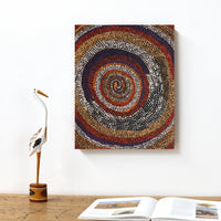 Aboriginal Art by Margaret Napangardi Lewis, Mina Mina Dreaming, 50x40cm - ART ARK®