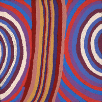 Aboriginal Art by Margaret Napangardi Lewis, Mina Mina Dreaming, 46x46cm - ART ARK®