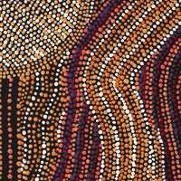 Aboriginal Artwork by Margaret Napangardi Lewis, Mina Mina Dreaming, 50x40cm