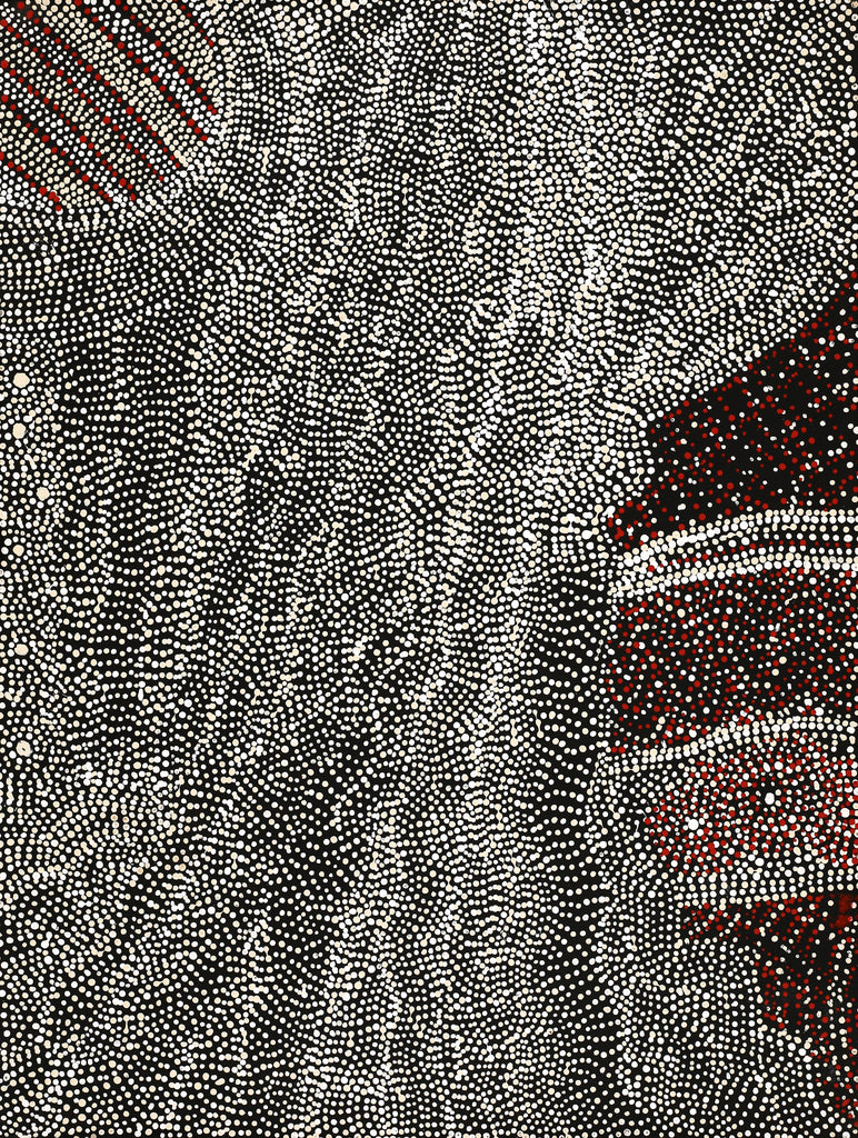 Aboriginal Art by Margaret Napangardi Lewis, Mina Mina Dreaming, 61x46cm - ART ARK®