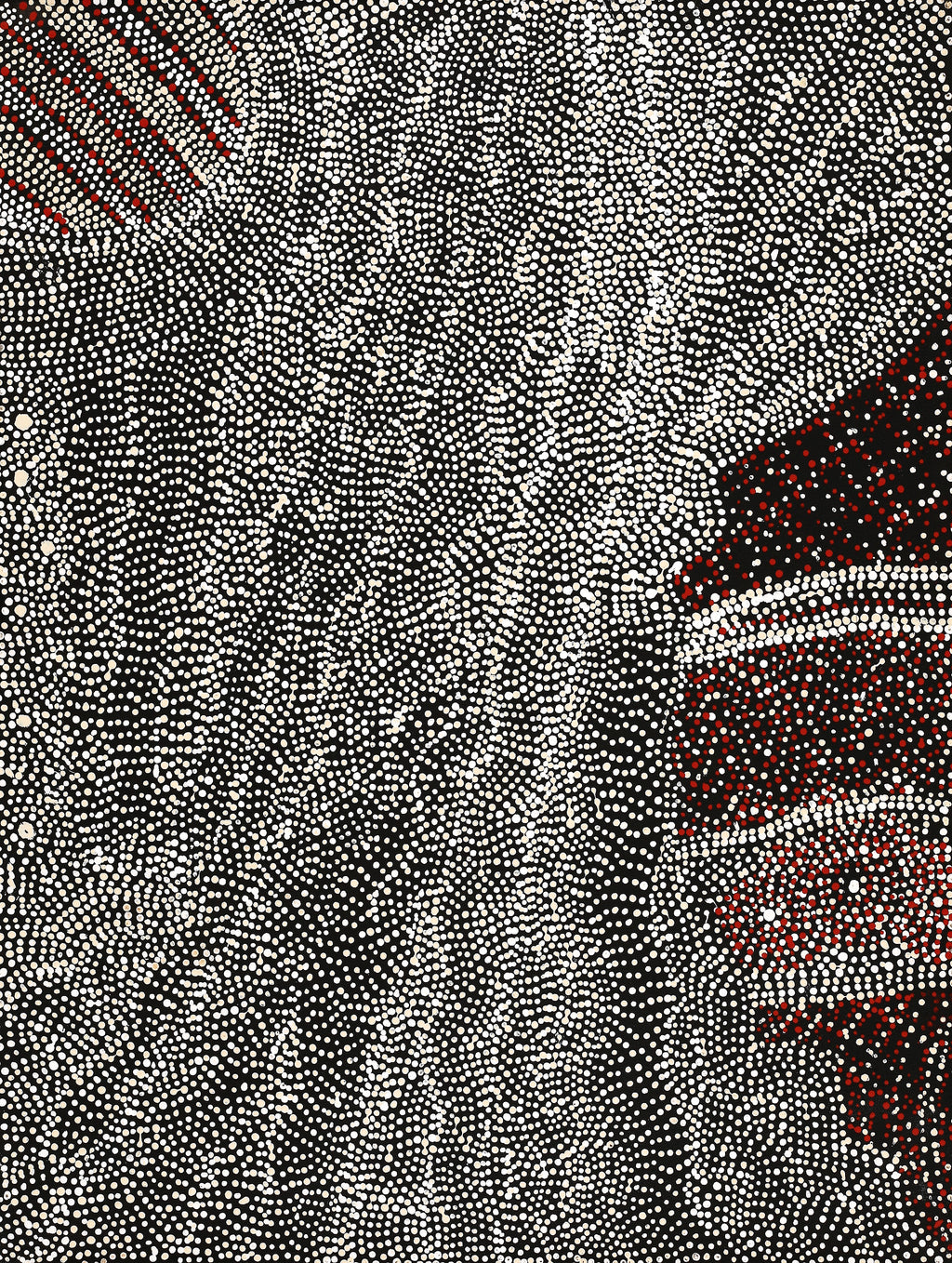 Aboriginal Artwork by Margaret Napangardi Lewis, Mina Mina Dreaming, 61x46cm