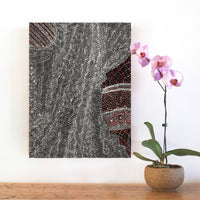 Aboriginal Artwork by Margaret Napangardi Lewis, Mina Mina Dreaming, 61x46cm