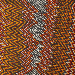 Aboriginal Art by Margaret Napangardi Lewis, Mina Mina Dreaming - Ngalyipi, 61x61cm - ART ARK®