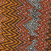 Aboriginal Artwork by Margaret Napangardi Lewis, Mina Mina Dreaming - Ngalyipi, 61x61cm