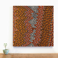 Aboriginal Artwork by Margaret Napangardi Lewis, Mina Mina Dreaming - Ngalyipi, 61x61cm