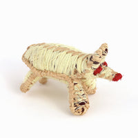 Aboriginal Artwork by Margaret Smith - Papa (dog) Tjanpi Sculpture