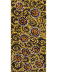 Aboriginal Artwork by Maria Nampijinpa Brown, Pamapardu Jukurrpa (Flying Ant Dreaming) - Warntungurru, 122x61cm