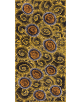 Aboriginal Artwork by Maria Nampijinpa Brown, Pamapardu Jukurrpa (Flying Ant Dreaming) - Warntungurru, 122x61cm