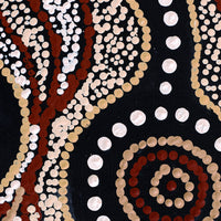 Aboriginal Artwork by Maria Nampijinpa Brown, Pamapardu Jukurrpa (Flying Ant Dreaming) - Warntungurru, 122x61cm