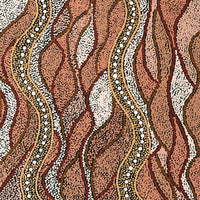 Aboriginal Artwork by Maria Nampijinpa Brown, Pamapardu Jukurrpa (Flying Ant Dreaming) - Warntungurru, 122x91cm