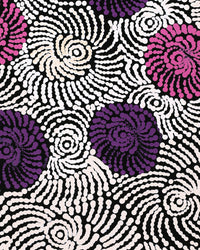 Aboriginal Artwork by Maria Nampijinpa Brown, Pamapardu Jukurrpa (Flying Ant Dreaming) - Warntungurru, 61x46cm