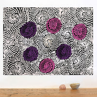 Aboriginal Artwork by Maria Nampijinpa Brown, Pamapardu Jukurrpa (Flying Ant Dreaming) - Warntungurru, 61x46cm