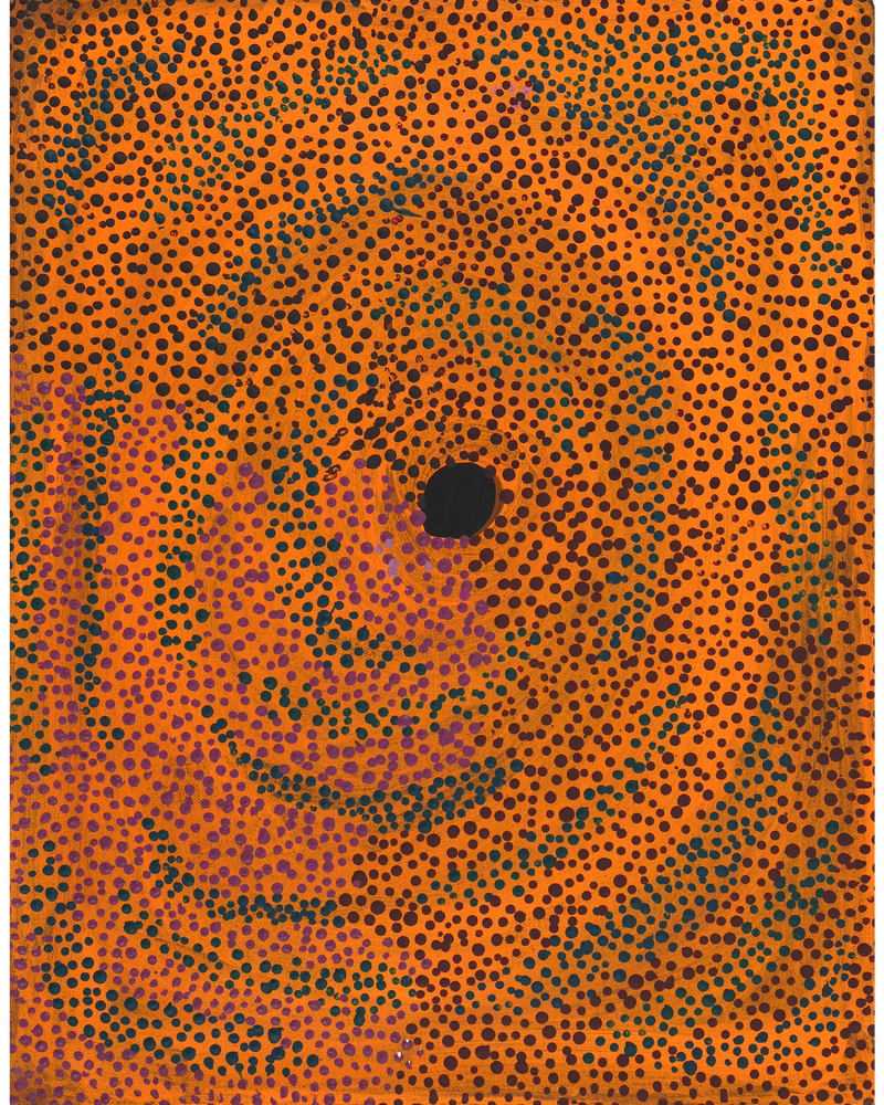 Aboriginal Artwork by Marianne Burton, Punmu Waterholes, 46x36cm
