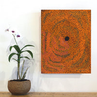 Aboriginal Artwork by Marianne Burton, Punmu Waterholes, 46x36cm